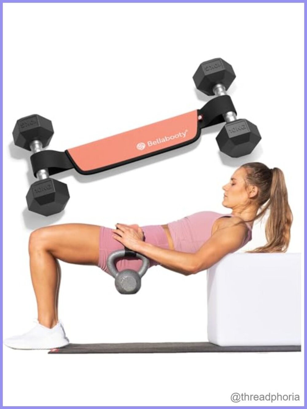 Hip Thrust Belt Adjustable Glute Squat Support Gym Equipment